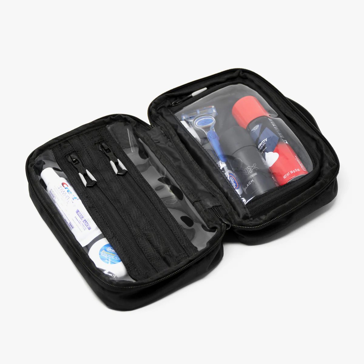Scicon portable travel toiletry bag with multiple compartments, made of durable material for organizing personal hygiene items.