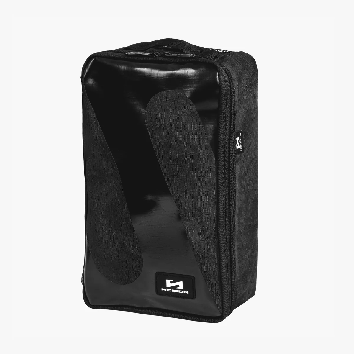 Scicon sneaker travel bag with padded compartments and adjustable straps for convenient shoe transportation.