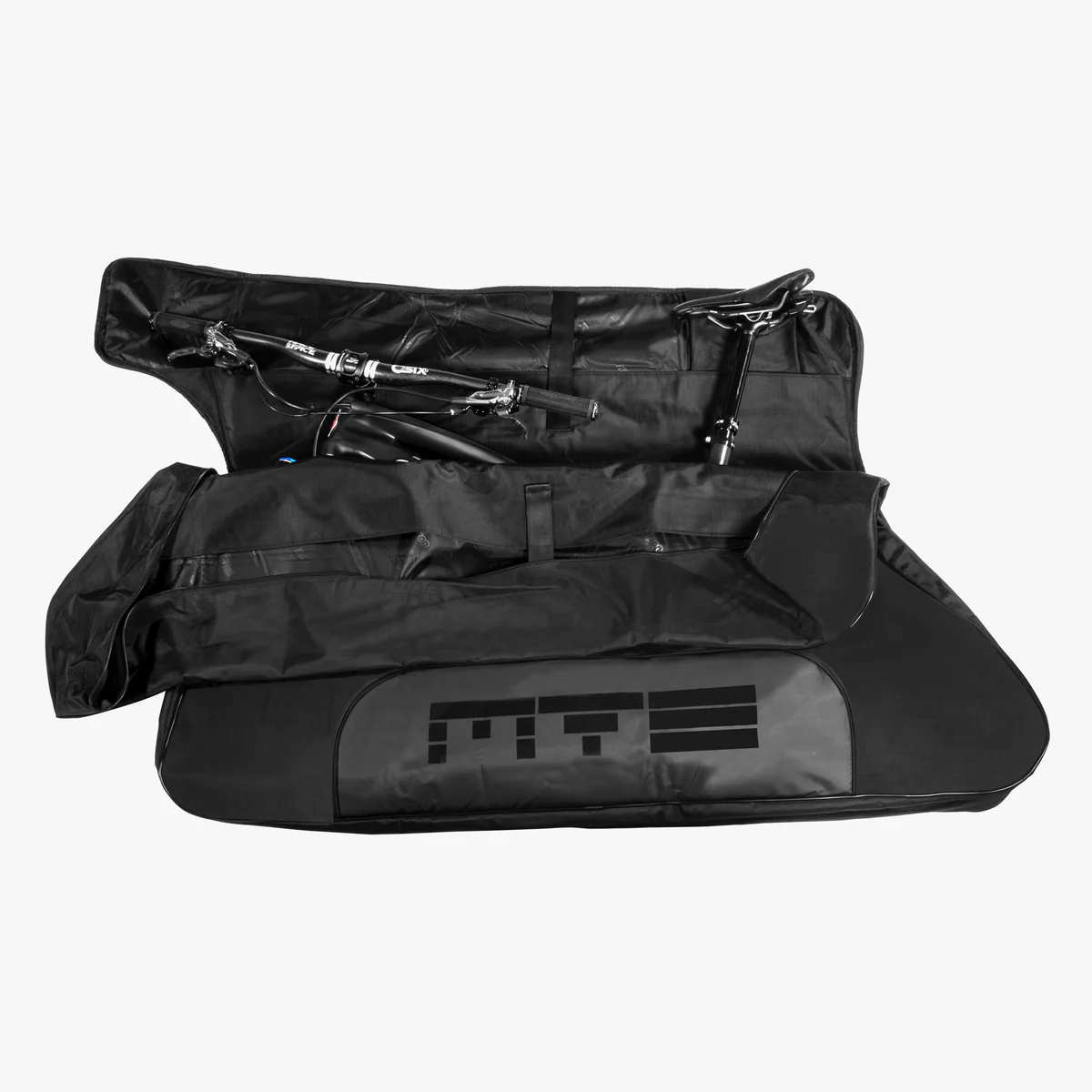Soft Bike Travel Bag by Scicon for MTB, showing durable, padded exterior designed for secure bike transportation.